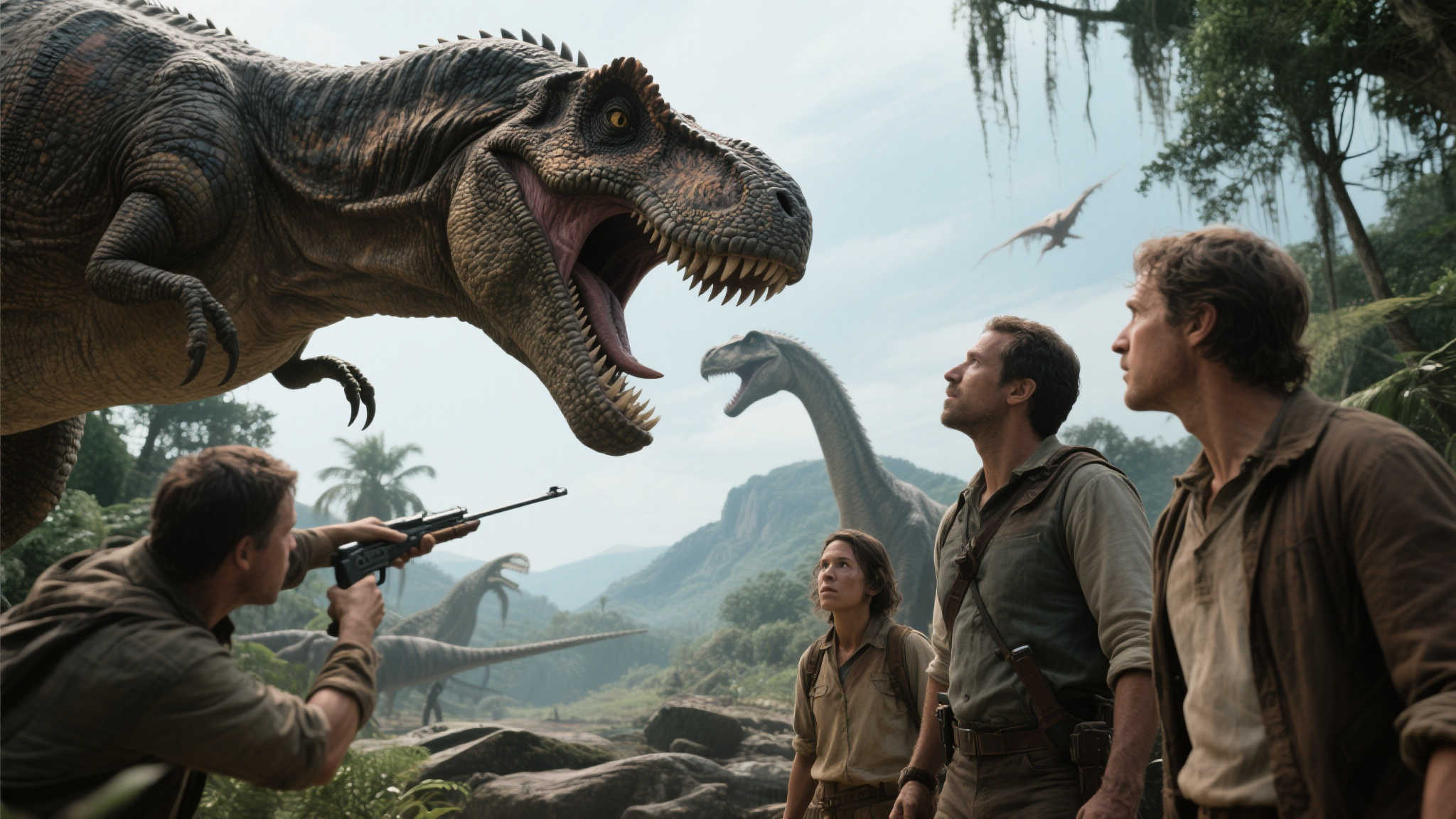 《侏罗纪世界:重生》全新剧照曝光!7月2日北美震撼上映! 《侏罗纪世界:重生》全新剧照曝光!7月2日北美震撼上映!